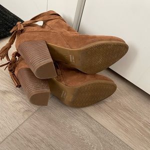 Suede booties